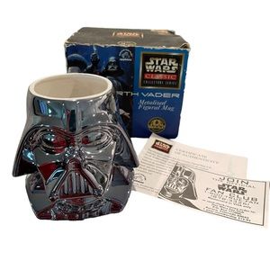Star Wars Classic Collector's Series Darth Vader Metalized Figural Mug Applause